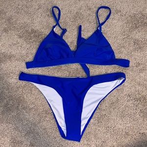 Royal blue bikini
